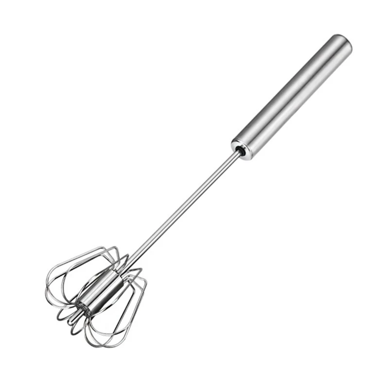 Kitchen Whisk Manual Egg Beater 304 Stainless Steel Hand Egg Beater 5Inch 13Cm Length Manual Egg Stirrer Whisk Cream Mixer