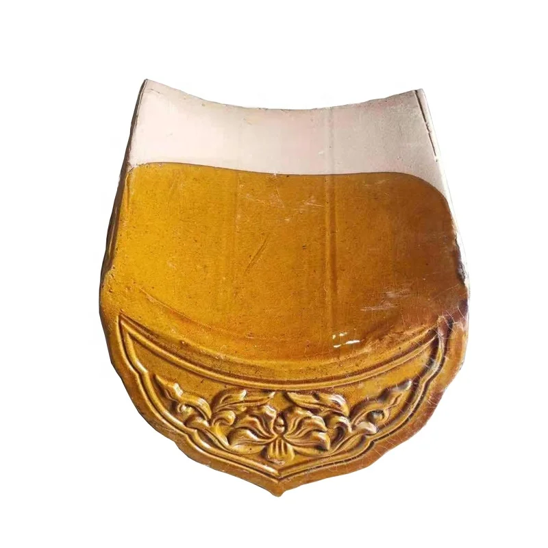 Thai temple roofing material traditional old style Chinese ceramic tiles roof