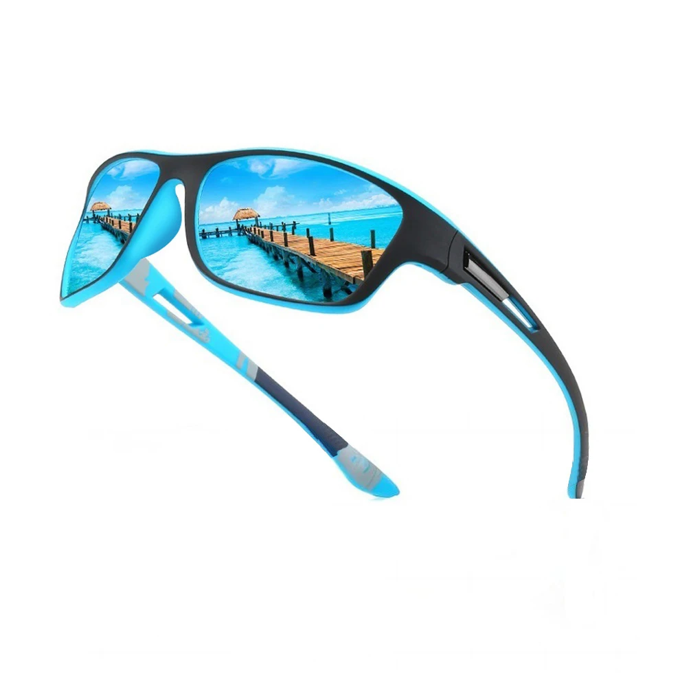 Hot Sell Fashionable Sports Polarized Sunglasses For Men, Outdoor Sports, Fishing, Colorful Windproof Sunglasses