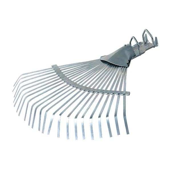 
22T new style fan lawn hand galvanized lawn leaf rakes 