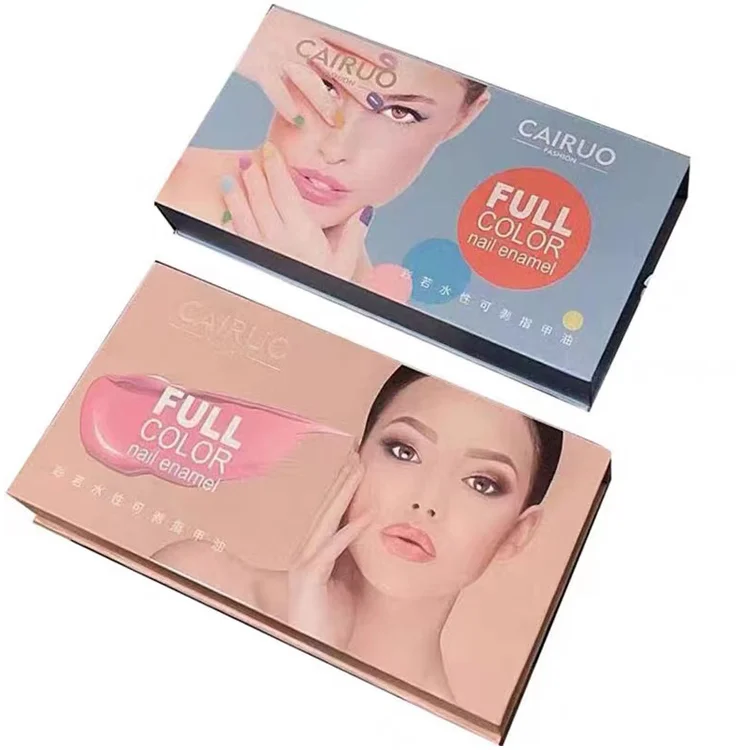 Luxury Lip Balm Set Storage Paper Box High-end Nail Polish Packaging Gift Box Custom Logo Magnetic Box for Gift