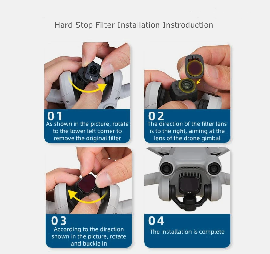 High Quality ND Filter Kit Set ND/CPL/UV/VND/ND-PL Filter for DJI Mini 3 Pro Drones Camera Accessories