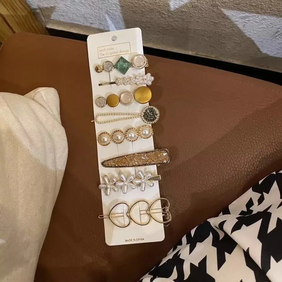 Custom cute lovely glitter hair pin cartoon organza pretty headdress for girl princess party hair clip