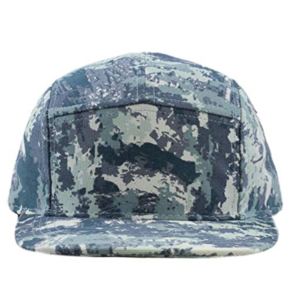 Wholesale Quick Dry Breathable Custom Logo Mesh Caps Cycling Camp Running blank plain 5 panel unstructured camp cap hat