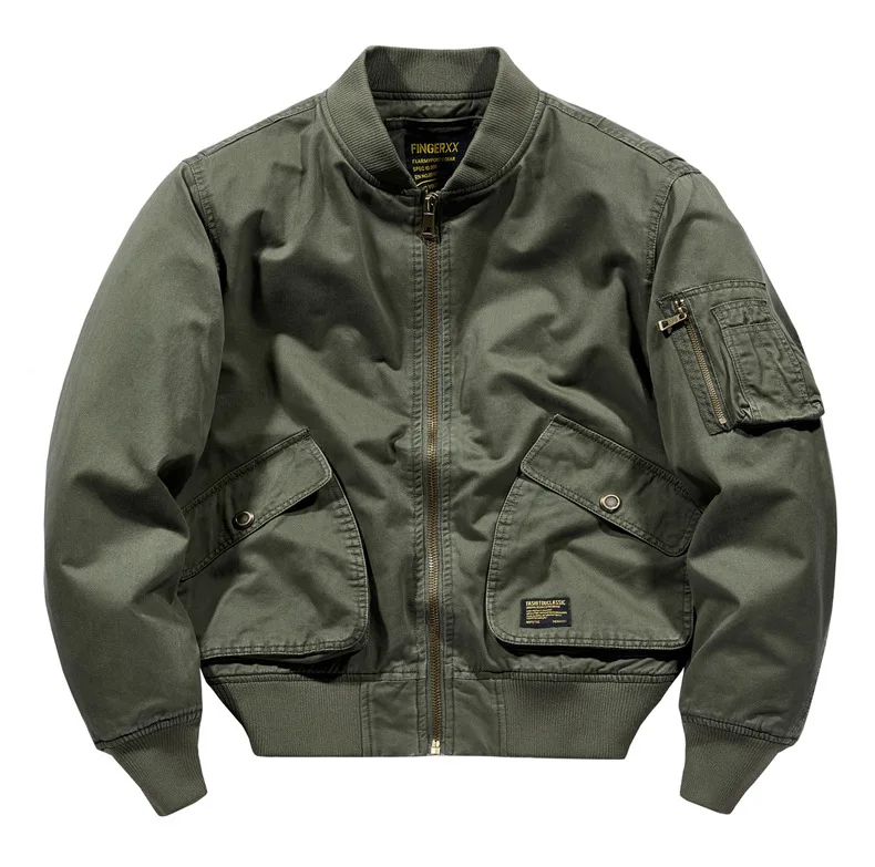 2024 Custom Made Bomber Jacket Wholesale Baseball Nylon Coat Polyester MA-1 Flight Bomber Jackets