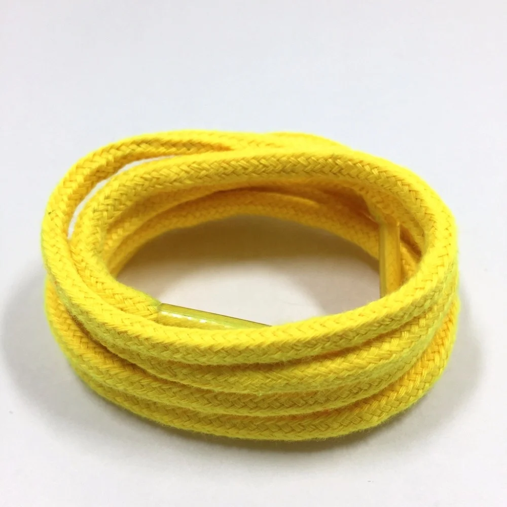 Factory supply custom round braided 5mm multi colored cotton cord