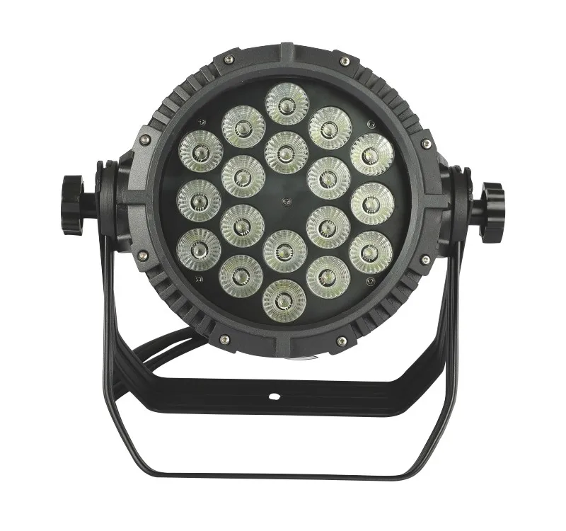 Aluminum 18*10w rgbw 4 in 1 IP65 Waterproof LED Par Light  DMX512 Control Professional Stage DJ Equipment Disco Wedding Party
