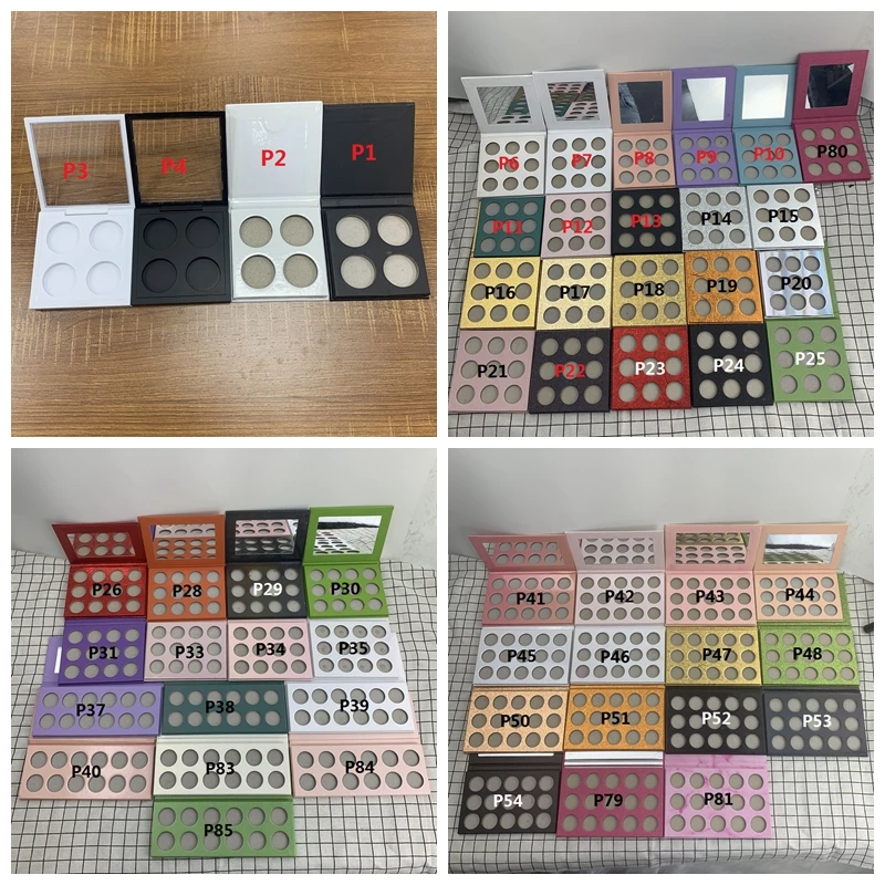 18 Color Custom high Pigment Glitter Eye Shadow  Makeup Palette Private Label  Matte Eyeshadow Palette