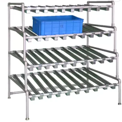 Fluent alloyed plastic roller roller track sliding track for shelf roller track system from suqian