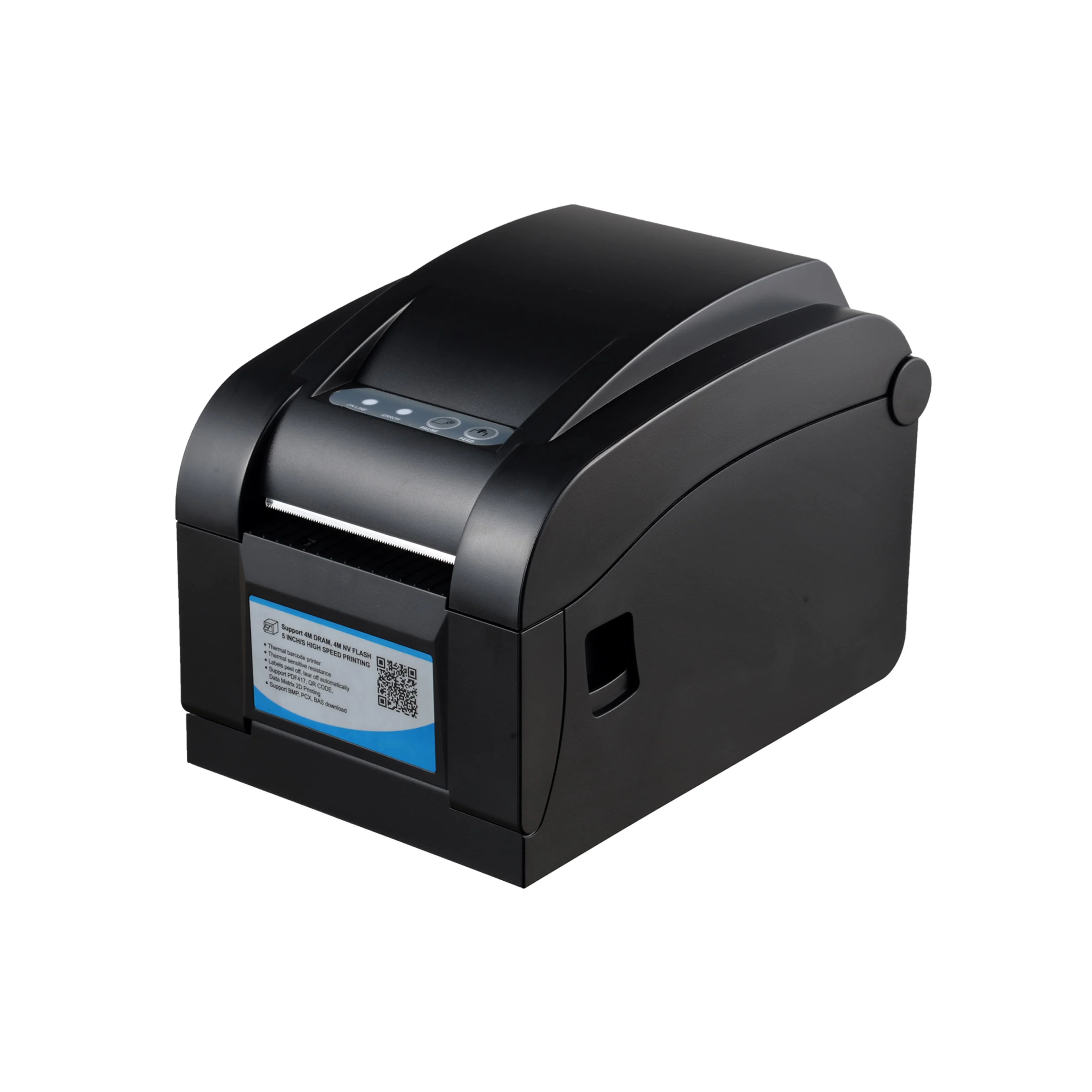 CSN-350B 16-80mm paper width barcode sticker printer CASHINO label maker printer