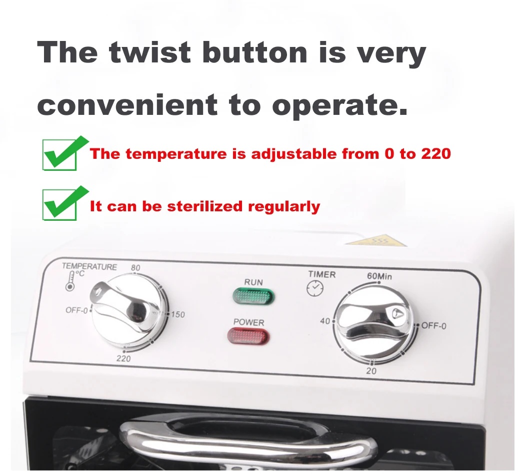 Portable countertop high temperature disinfecting cabinets sterilizer for household commercial sterilizing machine