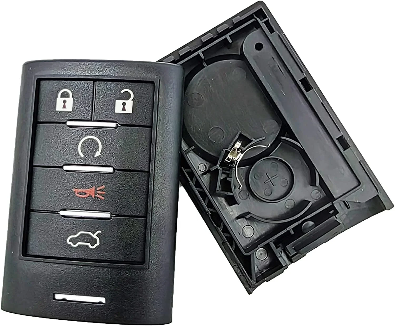 5 Button Smart Remote Key Fob Replacement Key Fob Cover Case For 2008 2009 2010 2011 2012 2013 C-adillac STS CTS