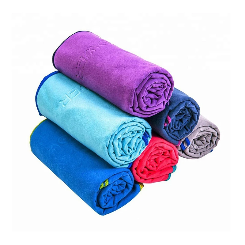 
Wholesale High Quality Lightweight Fast Drying No Printed Suede Microfiber Towel Micro Fiber Towel 