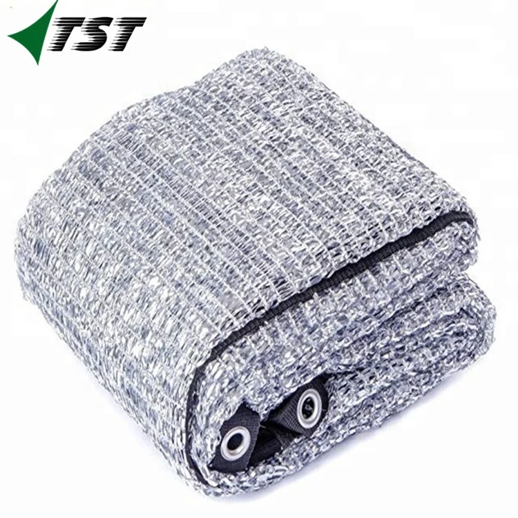 80% HDPE aluminum silver plastic garden sun shade netting for car parking (3*3m)