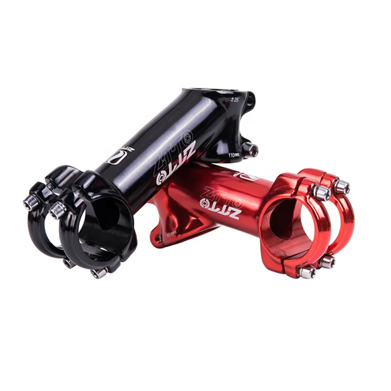 Mountain Bike Stem Aluminum Alloy High-Strength MTB CNC 35 Degree Road Bicycle Lightweight 31.8*70/90/110mm Bicycle Stem