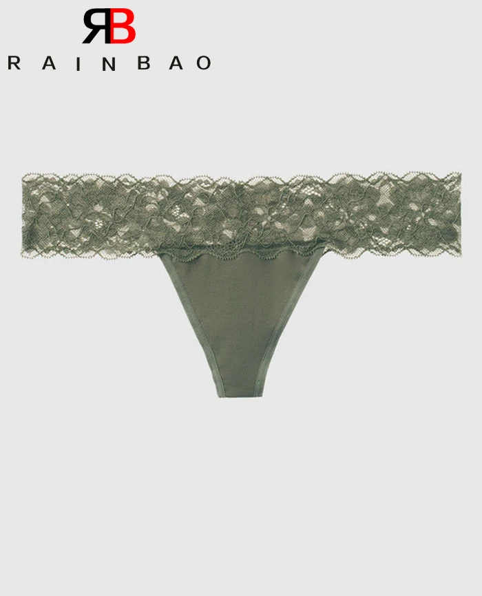 Custom Ladies Panties Thermal Bandage Underwear Women Luxury Lace Seamless Lingerie G string Thong