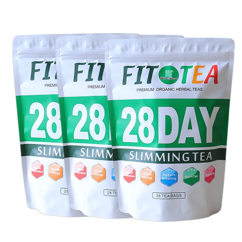 Hot Sales Spot Supplies For Women Diet Tea Weight Loss Slimming Organic 28 Days Detox Flat Tummy Tea Fat Burning Teabags