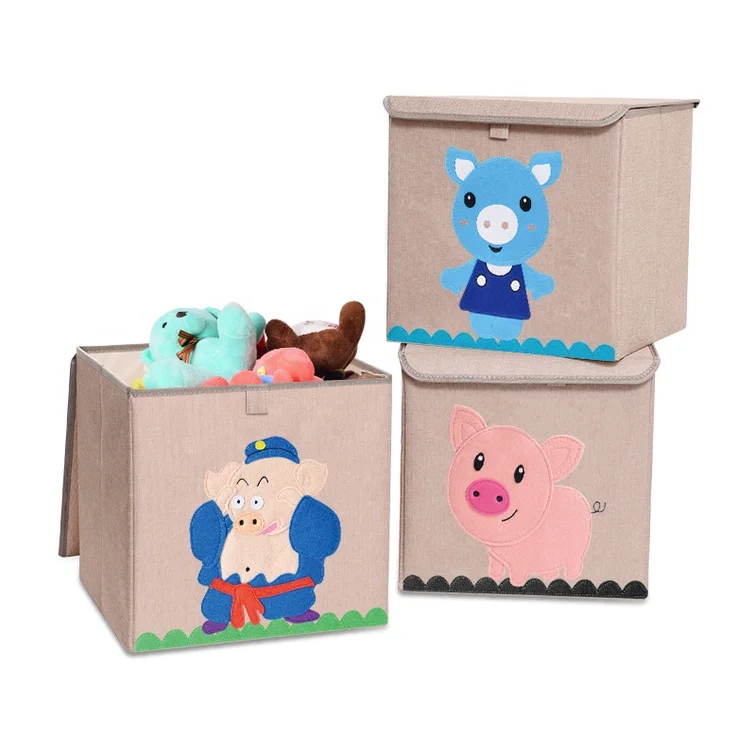 Wholesale New Design China Factory Price  Smart Storage And Organization Folding Basket For Toys Organizer Box Storage