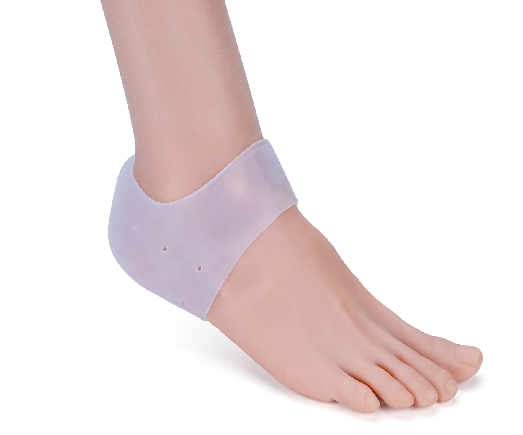 Women footcare products heel protectors pads Cushion for dry cracked feet pain moisturizing gel heel socks for walking