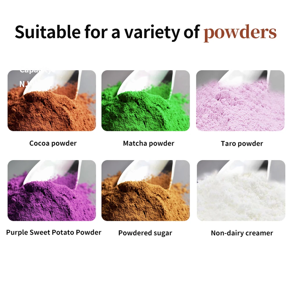 Bubble Tea Coffee powder dispenser Machine Double head Powder Quantizer Machine