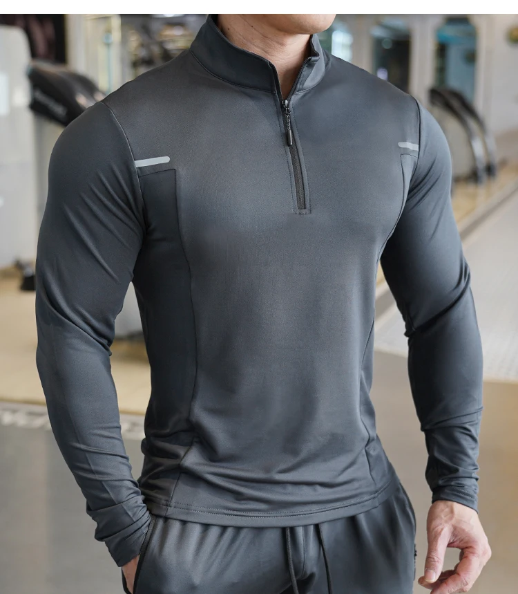 Bulk Custom Logo Jogger Active 2 Piece Tracksuits Mens Plain Thin Long Sleeve T-shirt Pants Quick Dry Sport Sets Sweat Suits