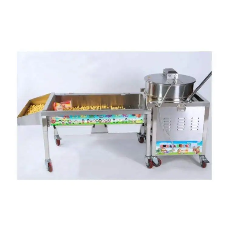 Industrial Gourmet Popcorn Making Machine Commercial Automatic Gas Popcorn Machine