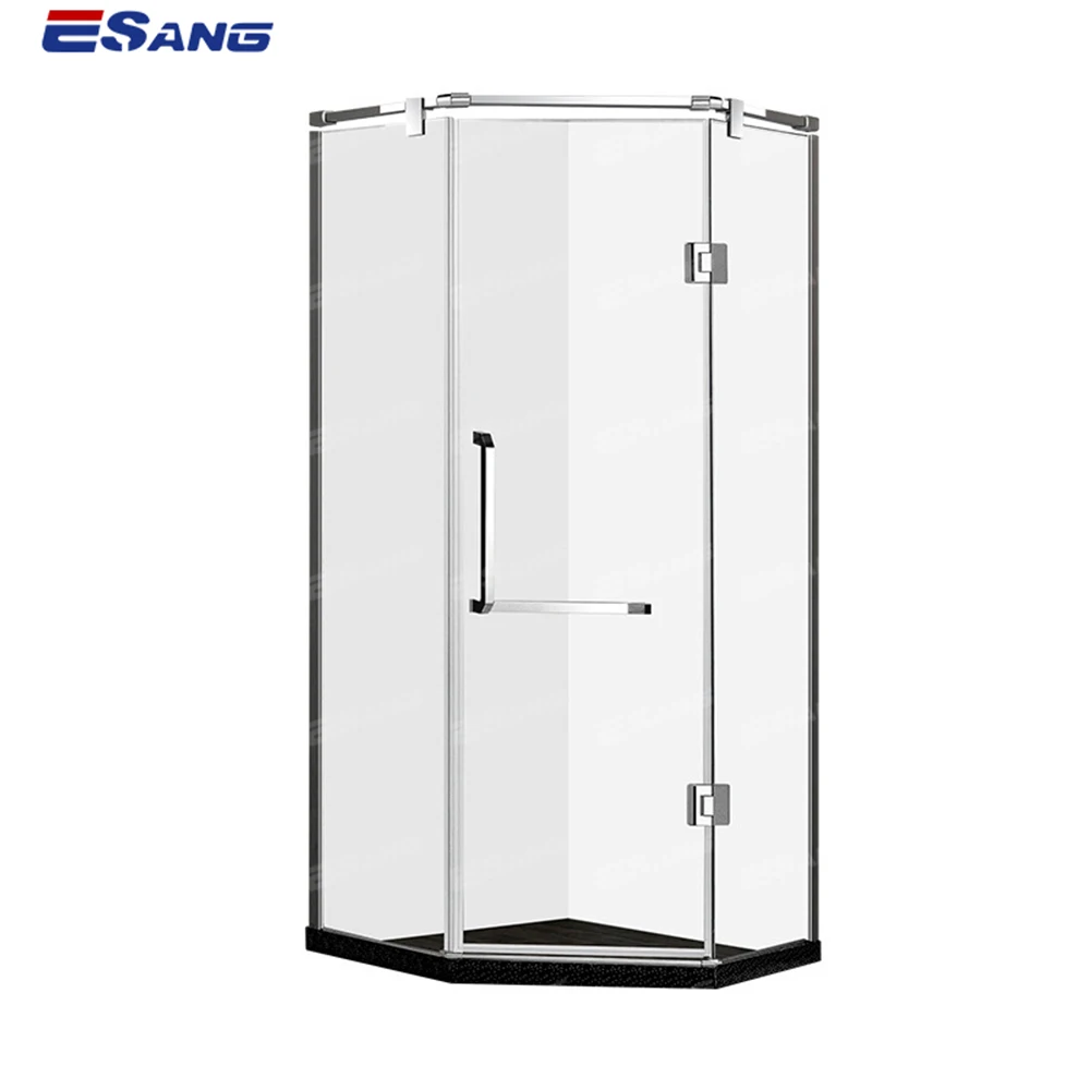 Отель из нержавеющей стали ESANG сборные Закаленное Стекло Душевая Комната С стеклянными дверями аксессуары