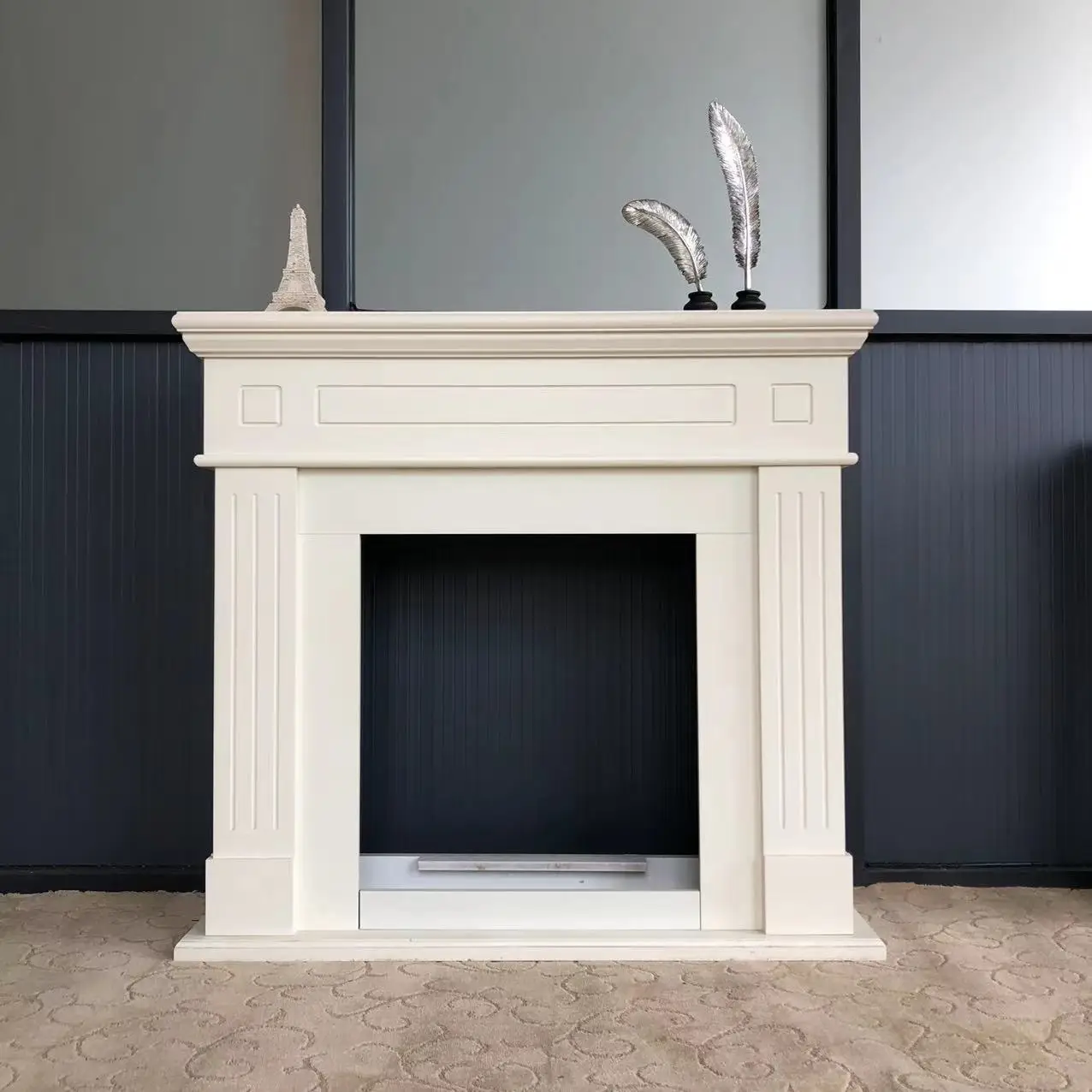 fireplace-wood-frame fireplace electric heater mantelfireplace mantels