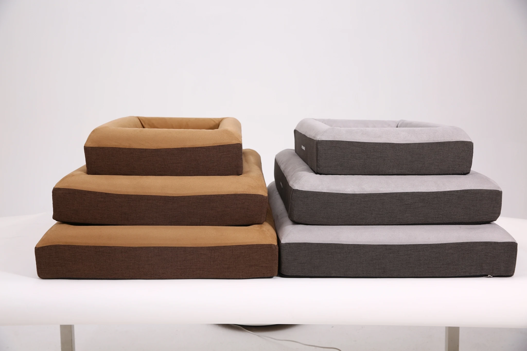 Extra Large Outdoor Eco Friendly Washable luxury Soft Memory Foam Orthopedic Pet Dog Bed For Large dog Beds XL XXL