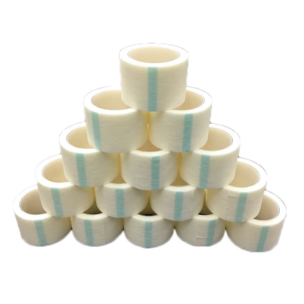 Low Price China Adhesive Microporous Paper Tape Factory Custom Medical Surgical Non-woven PE Tape OEM Wound First Aid Tape