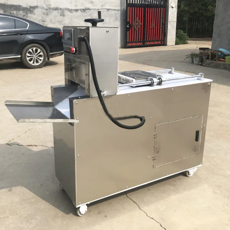 CE-approved High Quality Automatic Frozen Beef Pork Meat Roll Slicer Slicing Cutting Machine
