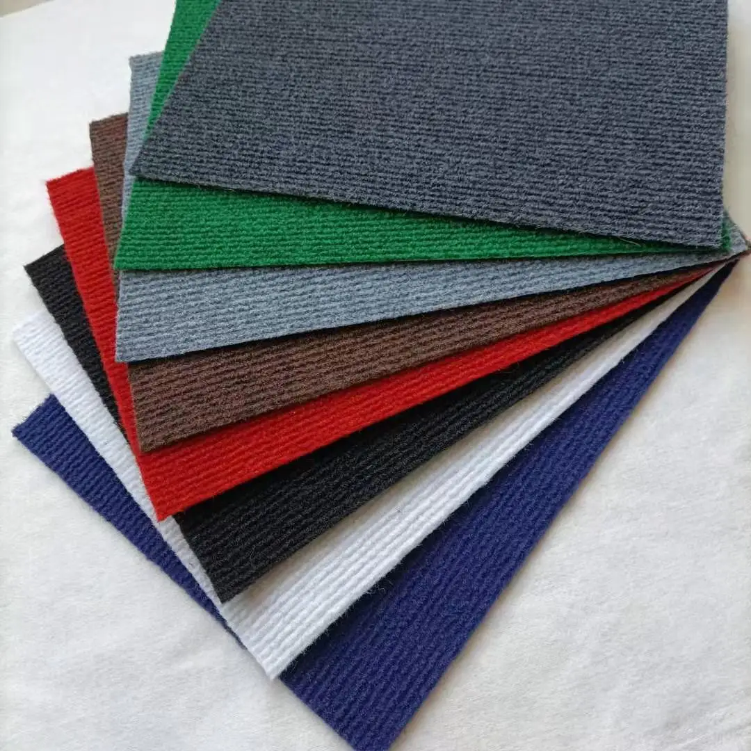 rib carpet  Non-Woven Needle Punch cheap Ribbed Carpet for  exhibition wedding expo event tent outdoor carpet