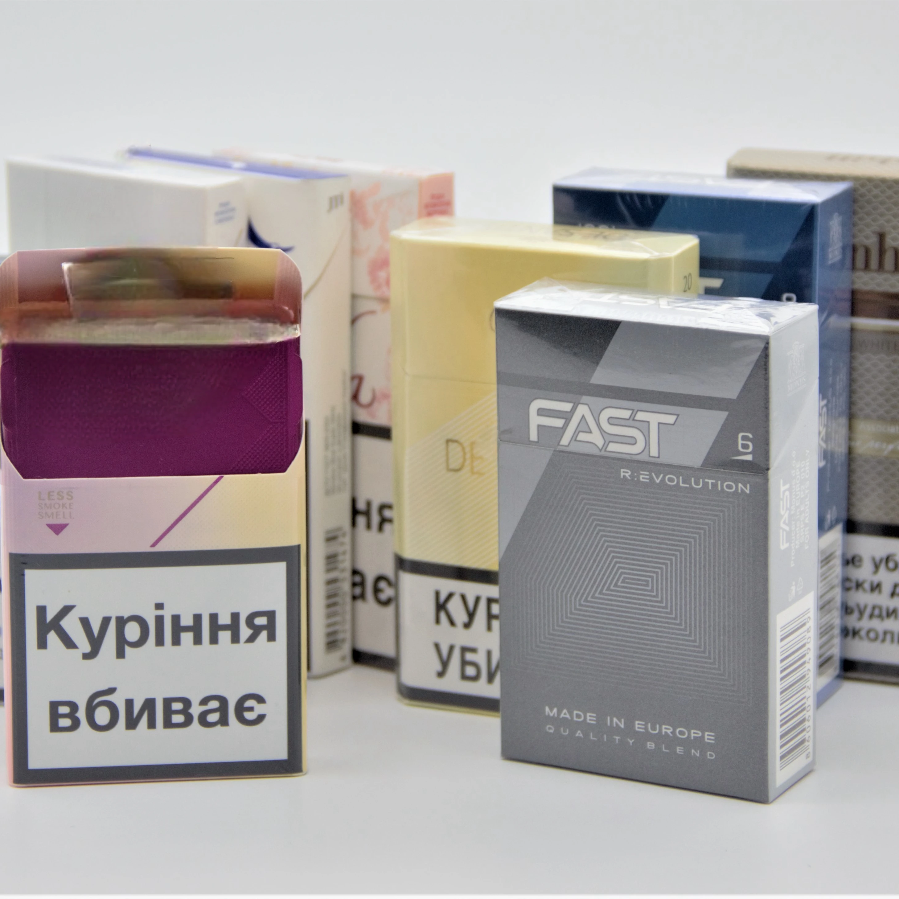 non tobacco material with Best Selling Logo Custom Cigarette Packaging Cases Box for cigarette making materials