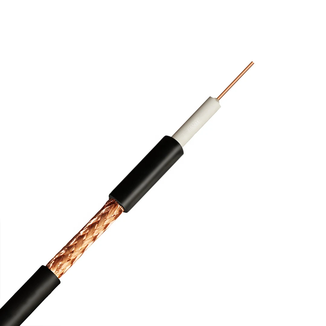 copper ccs copper coaxial cable white black cctv rg58 rg59 rg6 coaxial cable