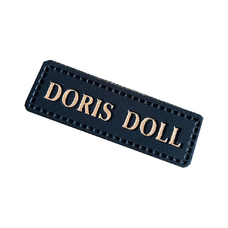 2022 Fashion custom adhesive skillful manufacture plate pu leather label