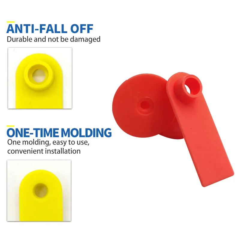 HED-ET102 custom rabbit ear tag earring tags with logo ear cattle tag