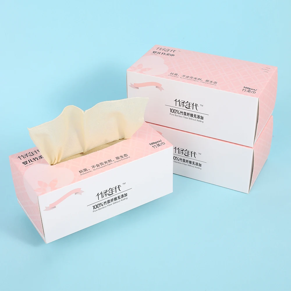 100% мягкая рулонная бамбуковая ткань, полиэстер, запасная Съемная Цветочная бумага для лица для женщин