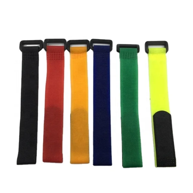 self adhesive nylon hook and loop cable ties fasteners strap belt ultra thin and soft cable management loop and hook cable tie