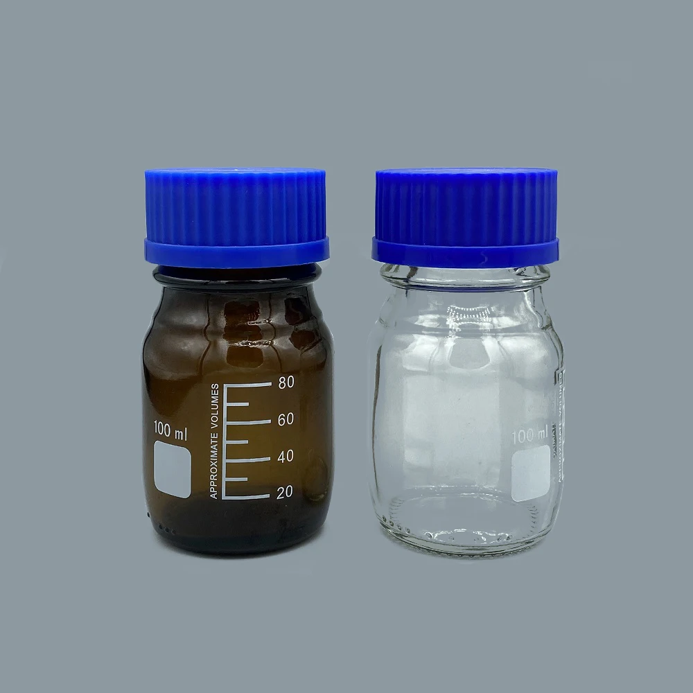 amber reagent bottles chemical laboratory reagent bottle