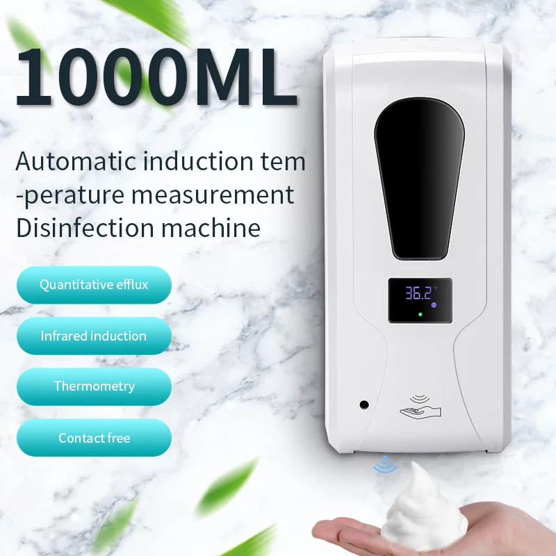 Intelligent Liquid Kitchen Soap Dispenser Aerosol Dispenser Automatic Spraying With UV Light