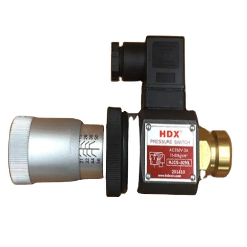 HDX PRESSURE SWITCH HJCS-02H 02N AC250V-3A 50-350Kg/Cm2