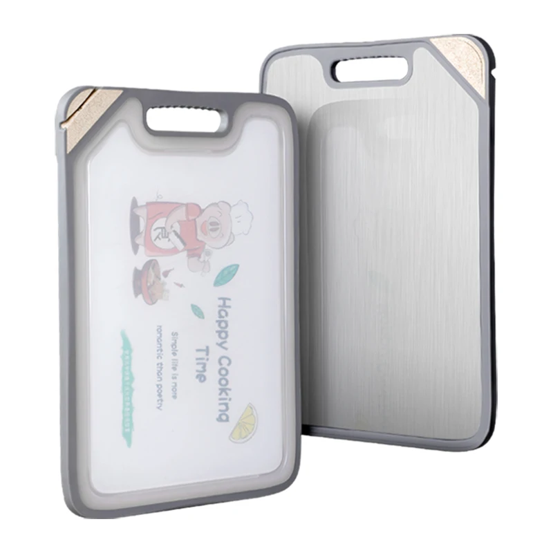 
Portable campo cheeze universal cutting board metal kitchen multi-function plastic national inox big cutting board for dough 