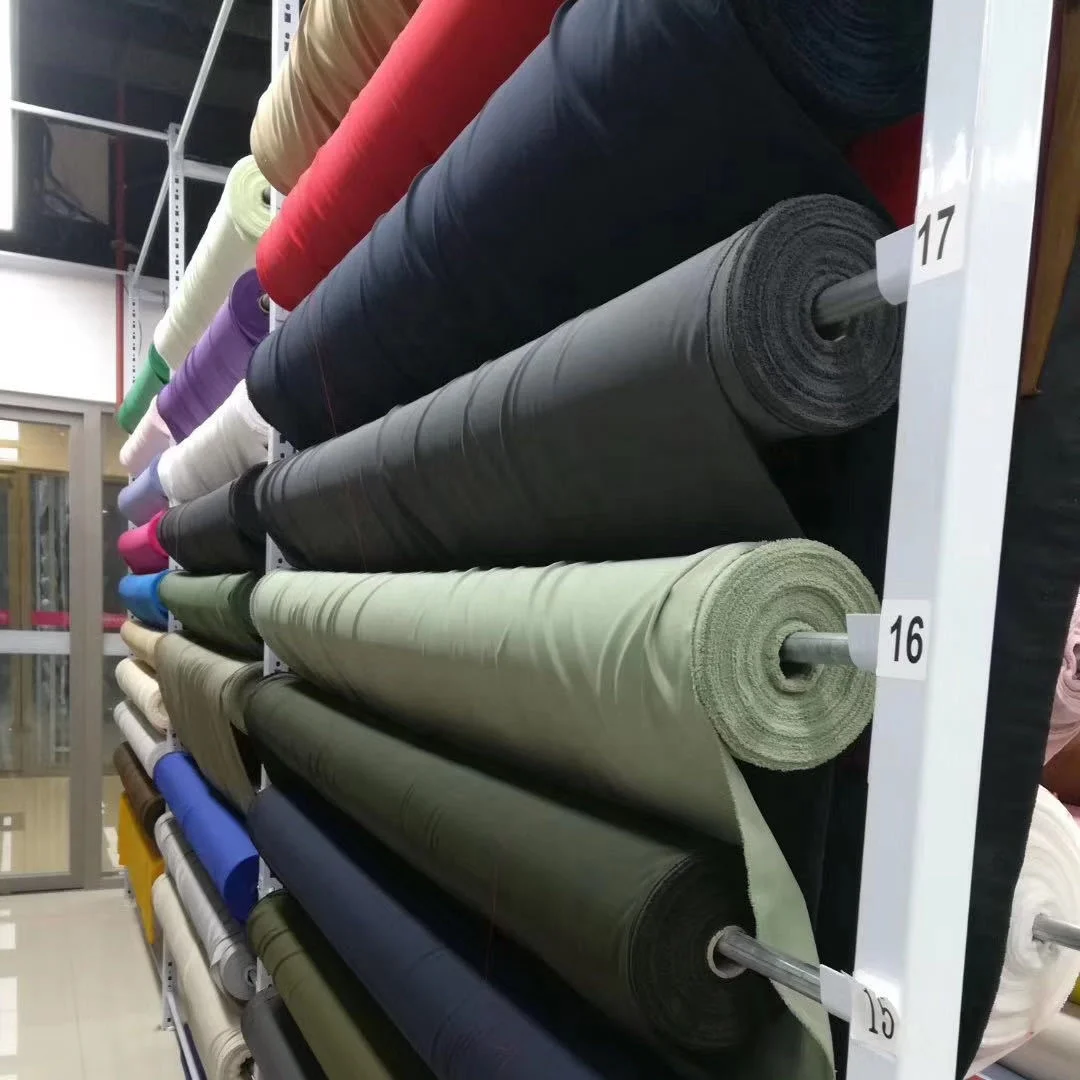 100% polyester 150D hight pongee plain 3 layer waterproof and breathable stretch  jacket lining fabric