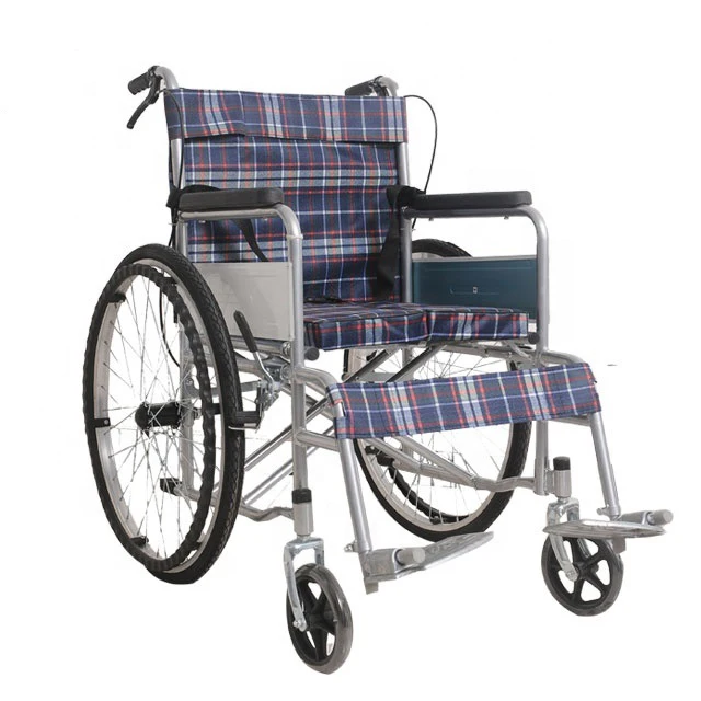 Big stock  stairs footrest portable manual wheelchair with good price