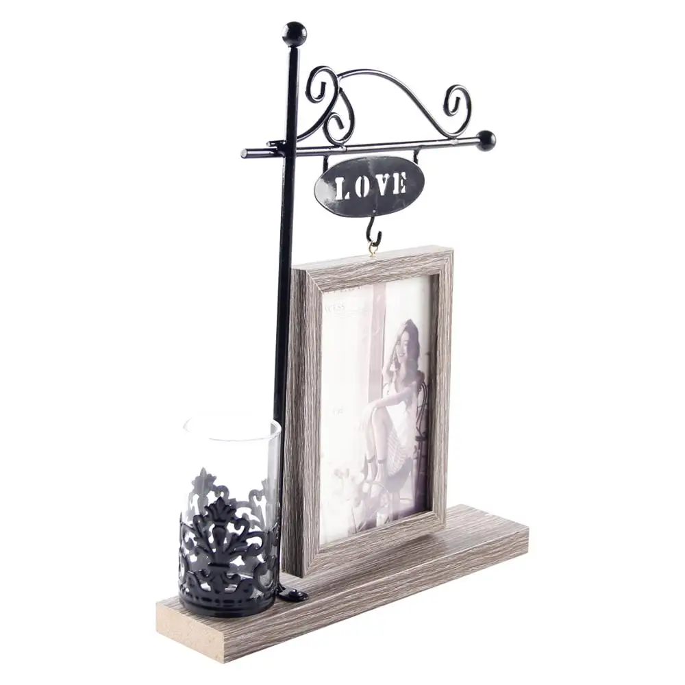 2021 New products creative sublimation mdf funia photo frame with hydroponics pot