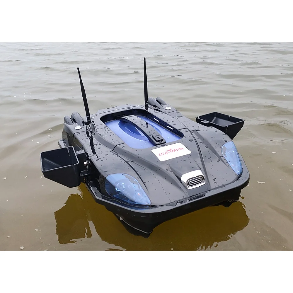 500M Speed Sailing RC Carp Fishing Bait Boat GPS Fishfinder baitboat with external motor fishing lure lights and bright lights