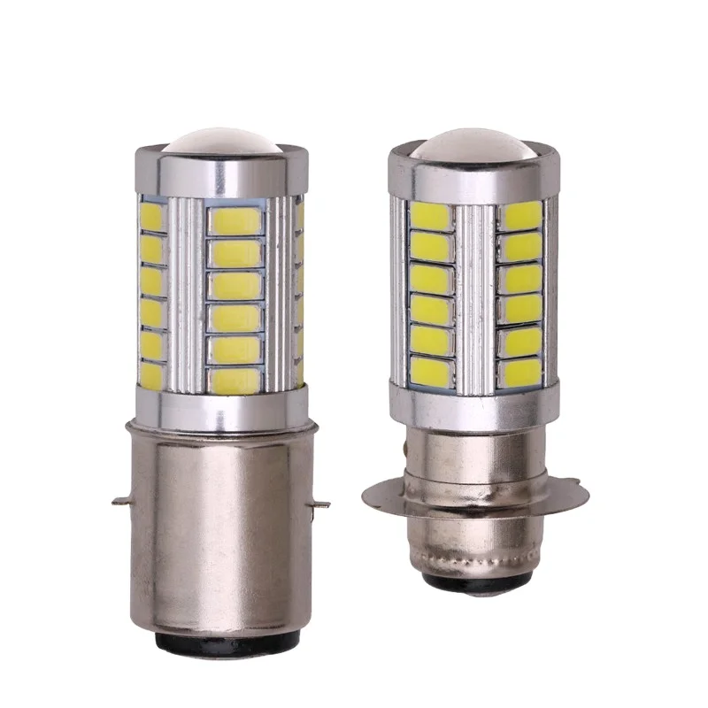 H4 H6 BA20D P15D LED Motorcycle Headlight 1000LM  Moto Bulb MotorBike ATV Scooter LED HeadLamp White 12-30V