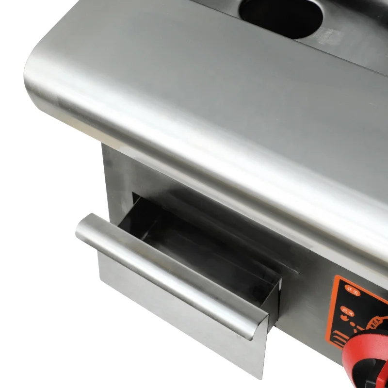 Hot Selling Restaurant Kitchen Equipment BBQ Steak Cooking Grill Counter Top Gas Lava Rock Grill