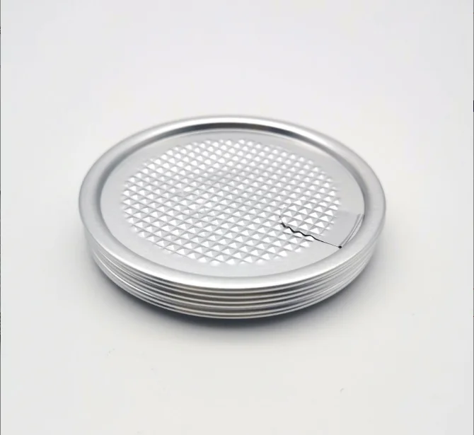 Manufacturer wholesale 211 307 401 502 603 401# food can easy open peel off EOE Ring Pull aluminum can lid jar