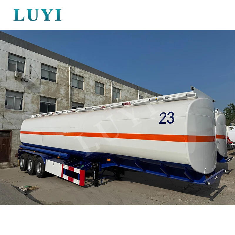 Low Price 3 Axles Stainless steel aluminum alloy carbon steel oil tank 5 cabin fuel transport semi-trailer